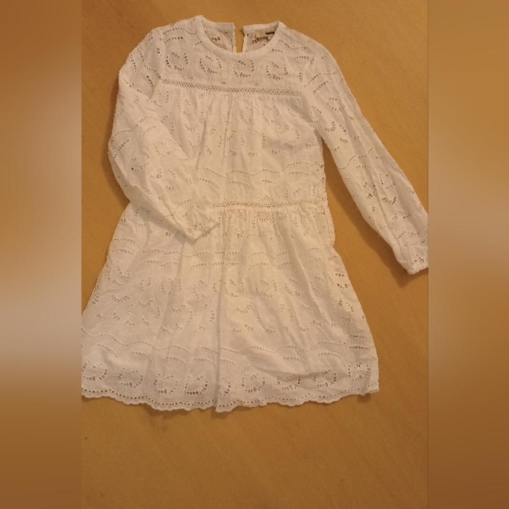LOFT Women's White Lace Dress size XSP